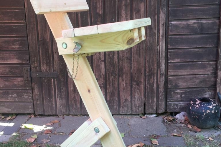 Klappstuhl höhenverstellbar für die Werkstatt Bauanleitung zum
