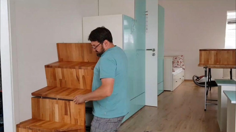 Treppenschrank / Stufen auf dem Schrank - Bauanleitung zum Selberbauen