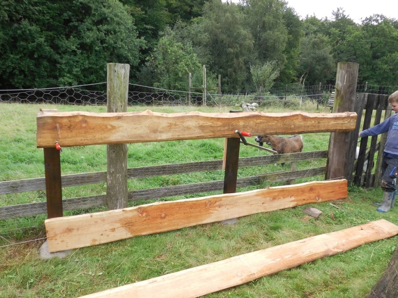 Bonanza Zaun bauen bzw Zaunerneuerung Bauanleitung zum Selberbauen