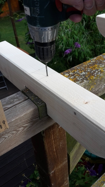 Reiter für Pergola herstellen Bauanleitung zum Selberbauen 12do