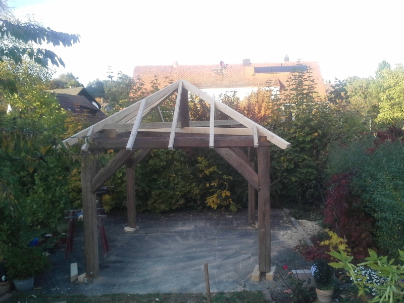 Pavillon im Scheunenlook - Bauanleitung zum Selberbauen - 1-2-do.com