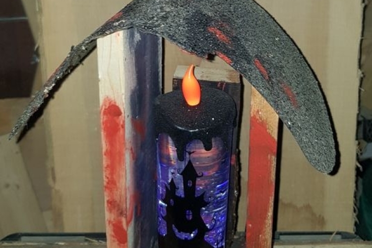 Zwei Halloweenhäuschen - Bauanleitung zum Selberbauen - 1-2-do.com