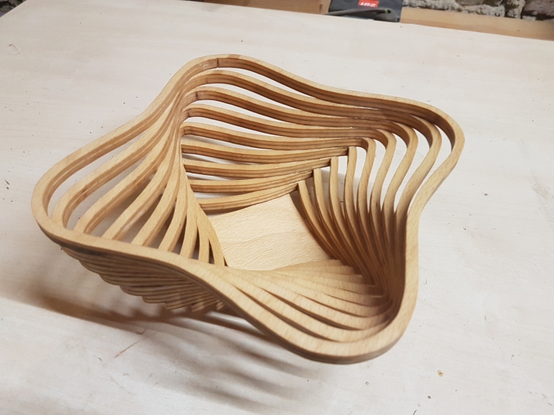 Segmentkörbchen mit der Dekupiersäge (Scroll Saw Basket ...