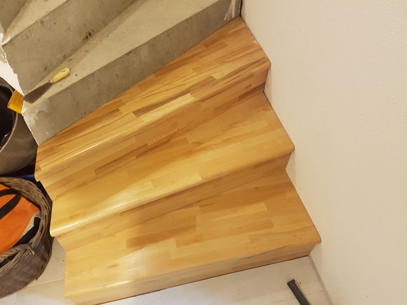Kellertreppe mit Holzstufen verkleiden - Bauanleitung zum Selberbauen