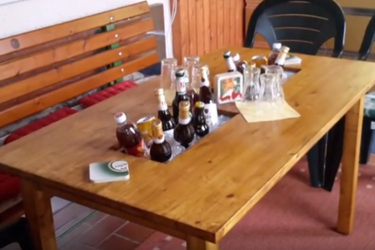 Terrassentisch mit Kühlfunktion - Bauanleitung zum Selberbauen - 1-2-do