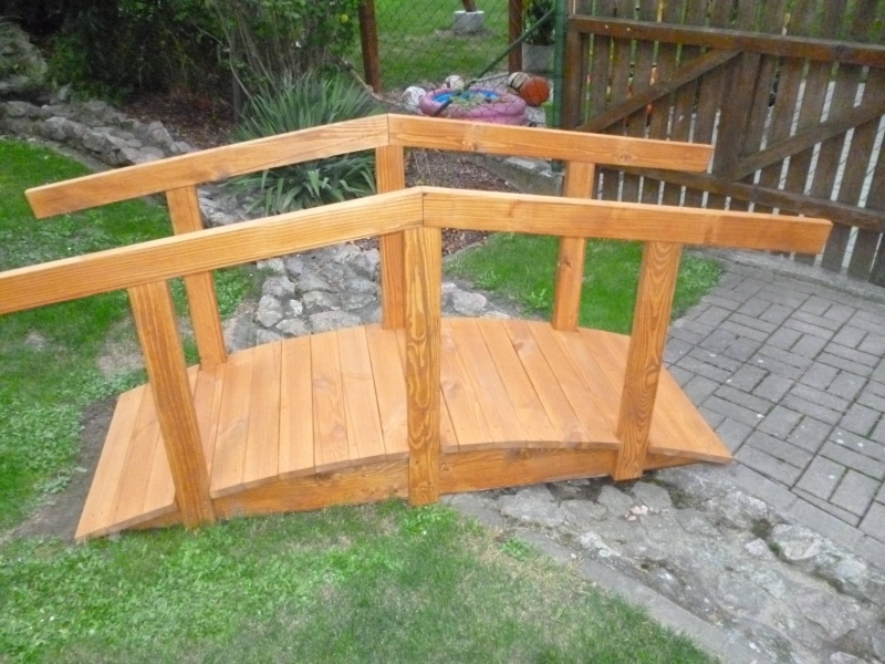 Brücke für den Garten Bauanleitung zum Selberbauen