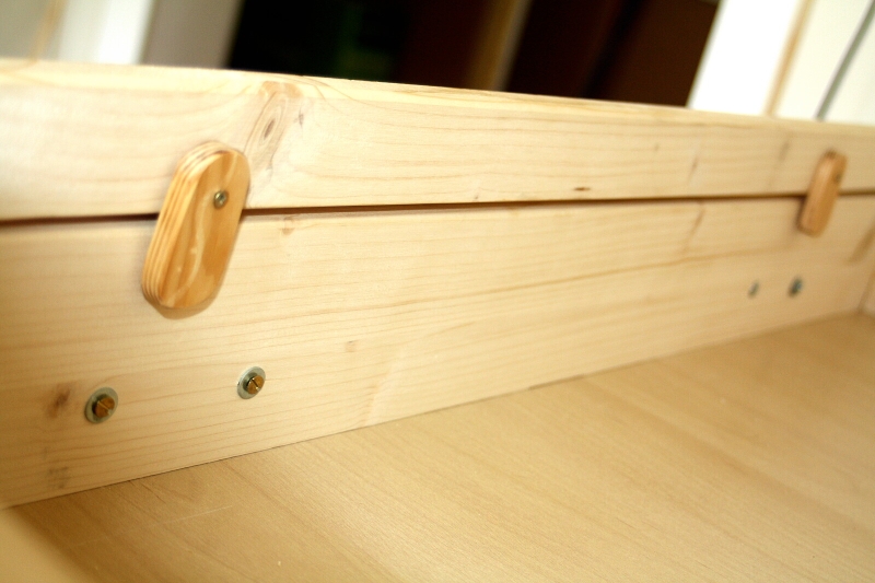 Kommode mit Fronten aus Parkettrestholz - Bauanleitung zum Selberbauen