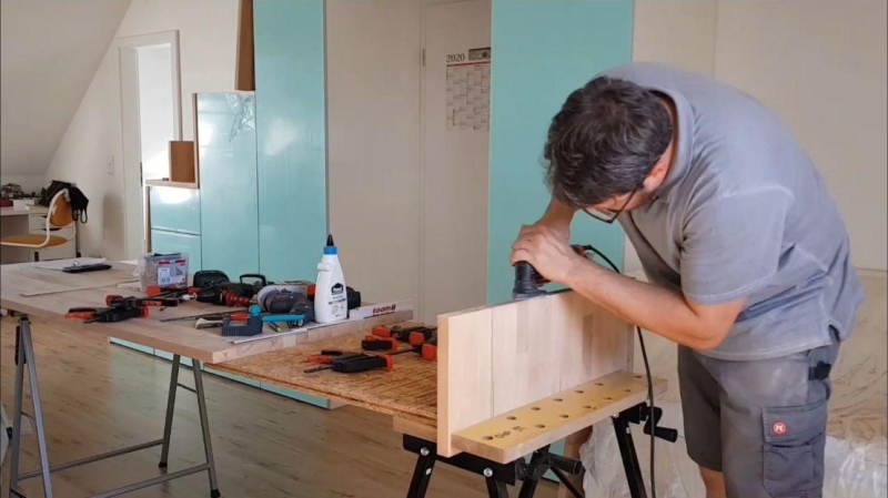 Treppenschrank / Stufen auf dem Schrank - Bauanleitung zum Selberbauen