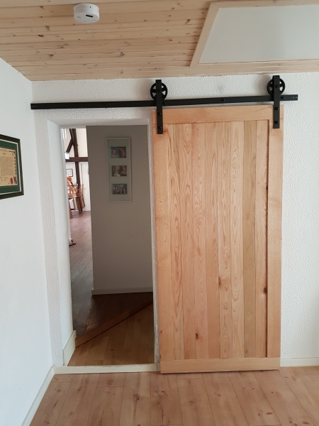 Schiebetür aus Eiche Bauanleitung zum Selberbauen