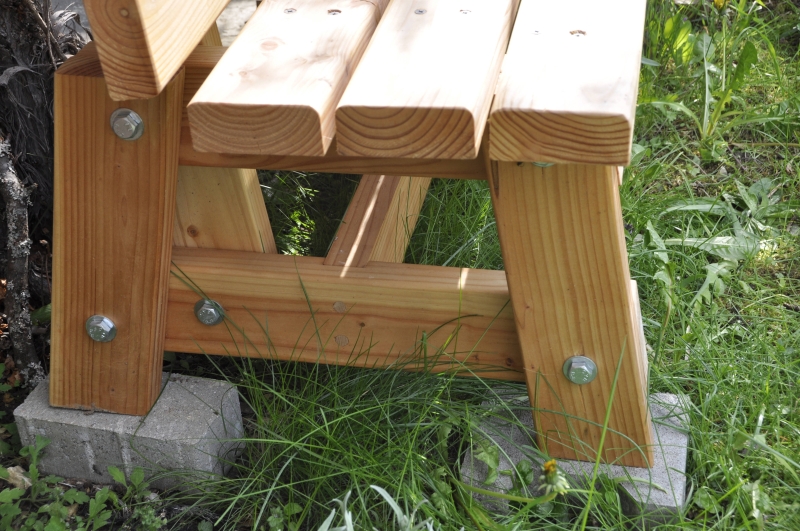 Gartenbank für ausgewachsene Männer Bauanleitung zum Selberbauen 1