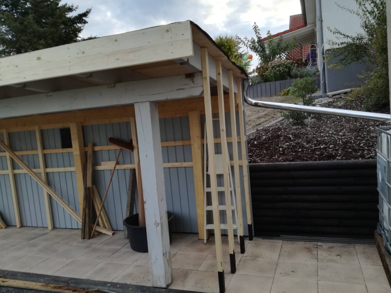 Bau eines Holzschuppen (recycling und deluxe?) Bauanleitung zum