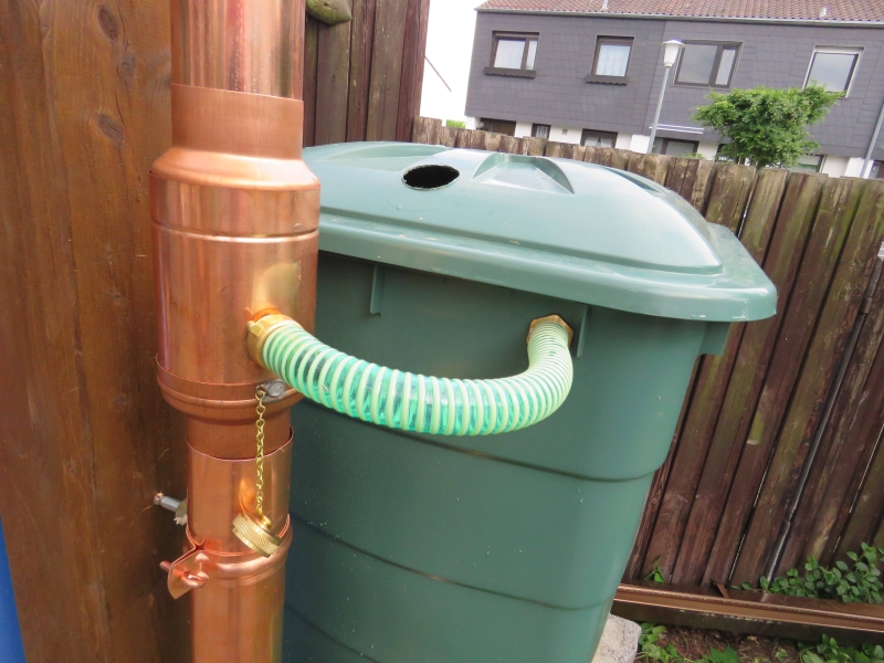 Wassersparen durch Regenwassersammler Bauanleitung zum Selberbauen