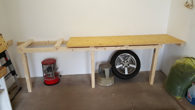 Erstes Projekt überhaupt: Eine neue Werkbank für die Garage