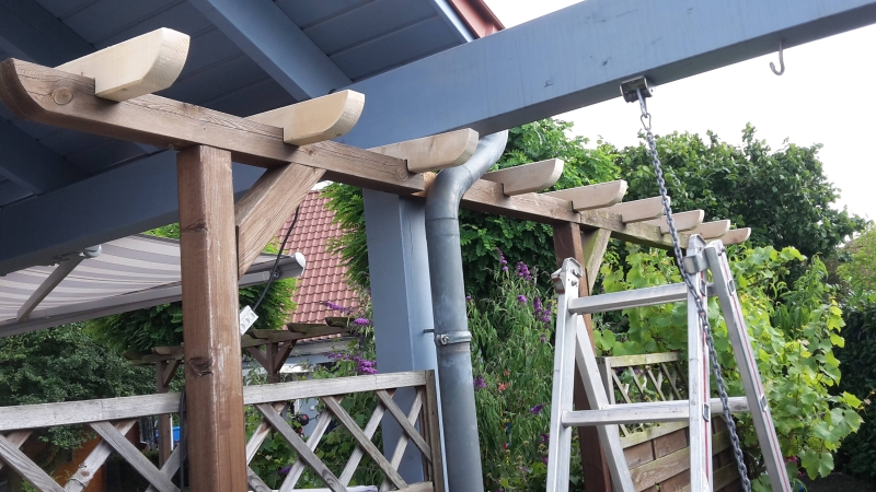 Reiter für Pergola herstellen Bauanleitung zum Selberbauen 12do