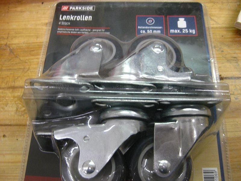 Fahrbarer Untersatz für Getränkekisten - Bauanleitung zum Selberbauen