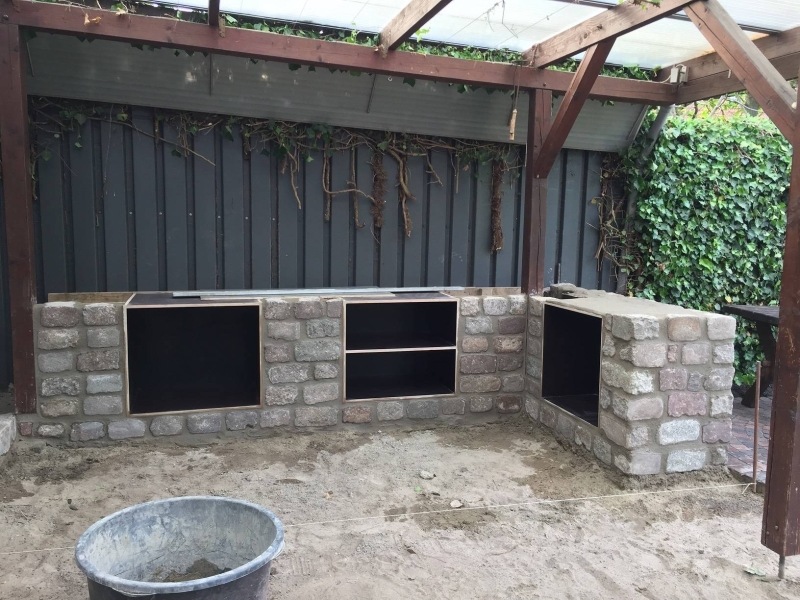 Aussenküche & Terrasse - Bauanleitung zum Selberbauen - 1-2-do.com