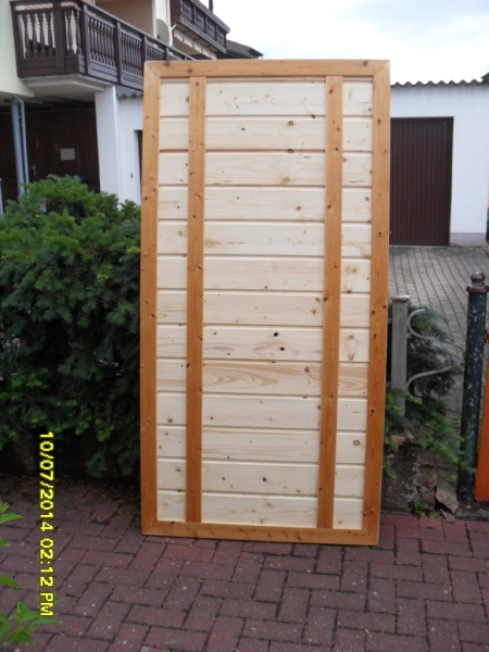 Holztüre als Keller-Außentüre - Bauanleitung zum Selberbauen - 1-2-do