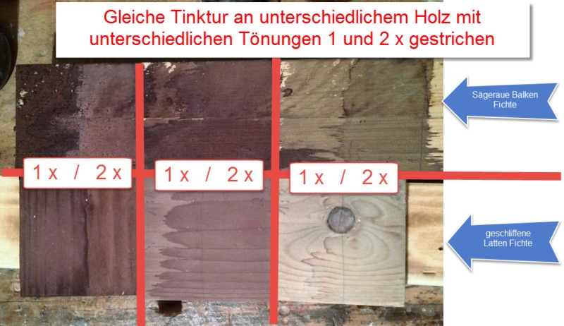 Holz künstlich altern lassen / Treibholzeffekt ...