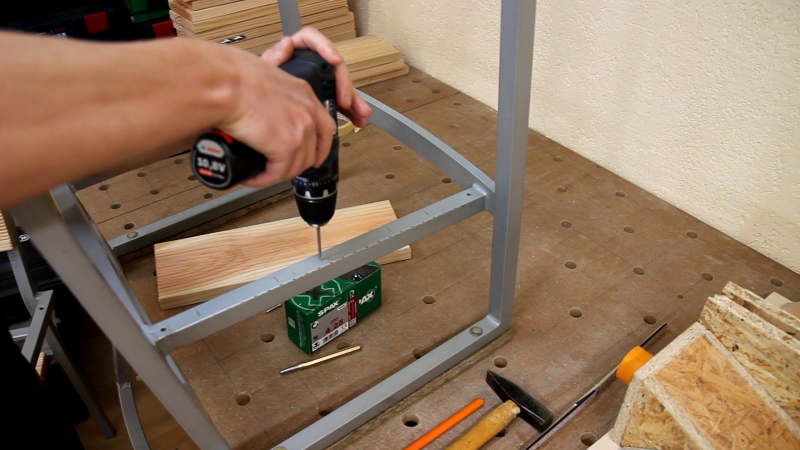 Gartenstühle aus Rattan aufarbeiten/reparieren einfach und schnell