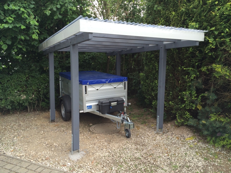 Geräteunterstand Carport Für Den Anhänger Bauanleitung