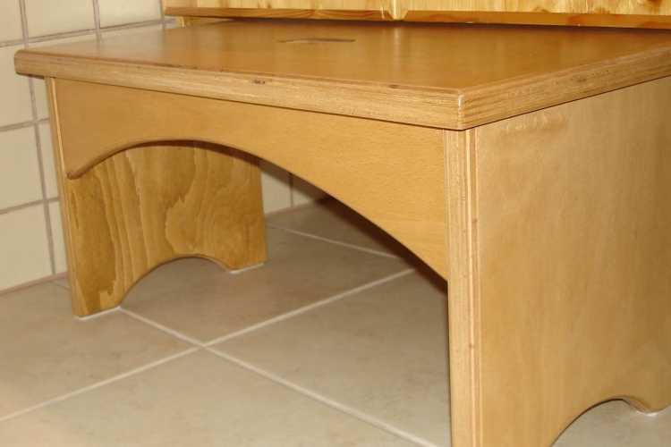 Badezimmerschemel für Kinder - Bauanleitung zum Selberbauen - 1-2-do