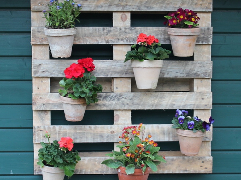 blumentopfhalter selber bauen, blumenpalette für die laube - bauanleitung zum selberbauen - 1-2-do, Design ideen
