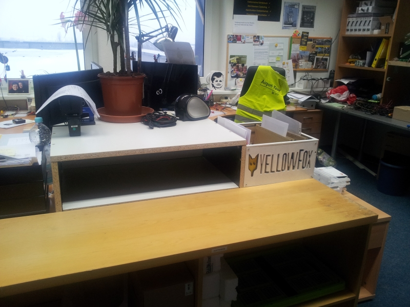 Schreibtischaufsatz mit Hängemappenablage - Bauanleitung zum