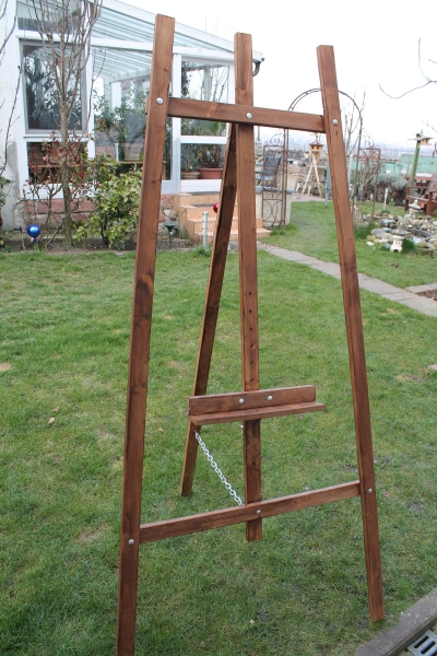 Maler Staffelei selber machen - Bauanleitung zum Selberbauen - 1-2-do