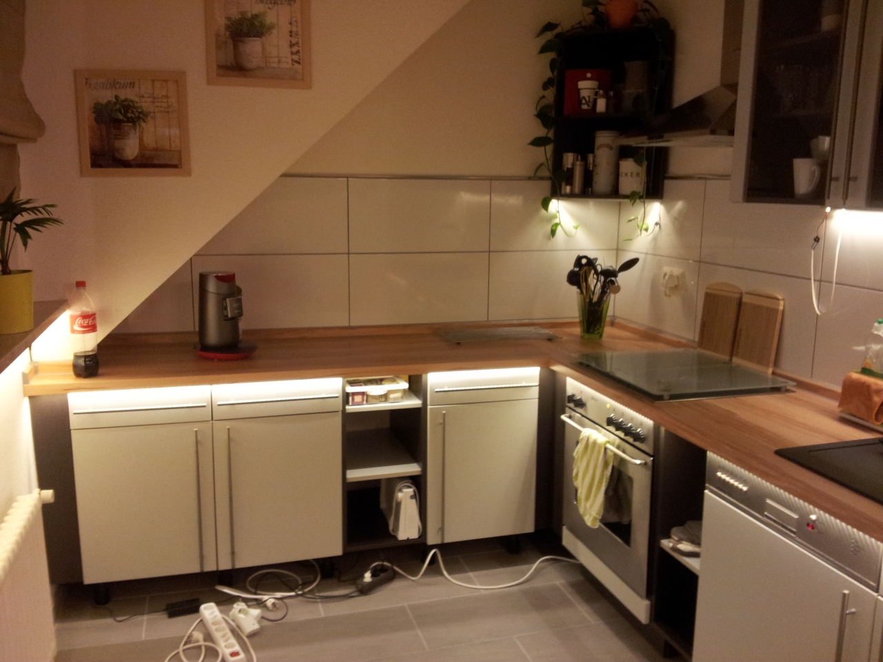 Gebrauchte Kuche Einbauen Anpassen Mit Led Beleuchtung Bauanleitung Zum Selberbauen 1 2 Do Com Deine Heimwerker Community