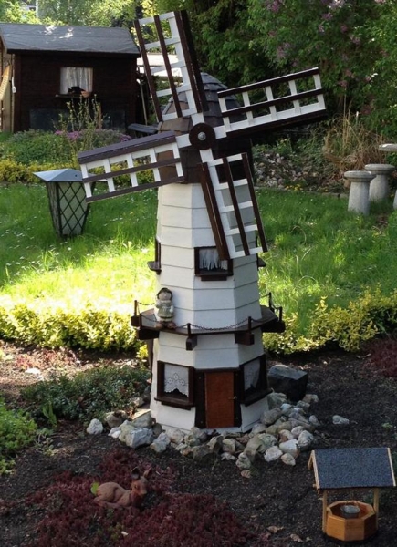 Gartenwindmuhle 160 Cm X 50 Cm Bauanleitung Zum Selberbauen 1