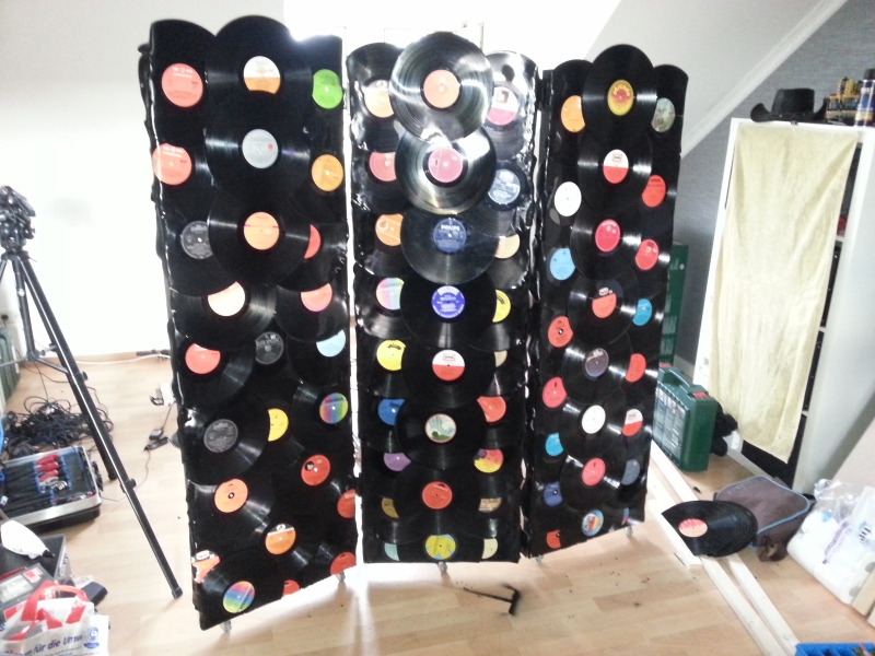Paravent Aus Schallplatten Bauanleitung Zum Selberbauen 1 2 Do