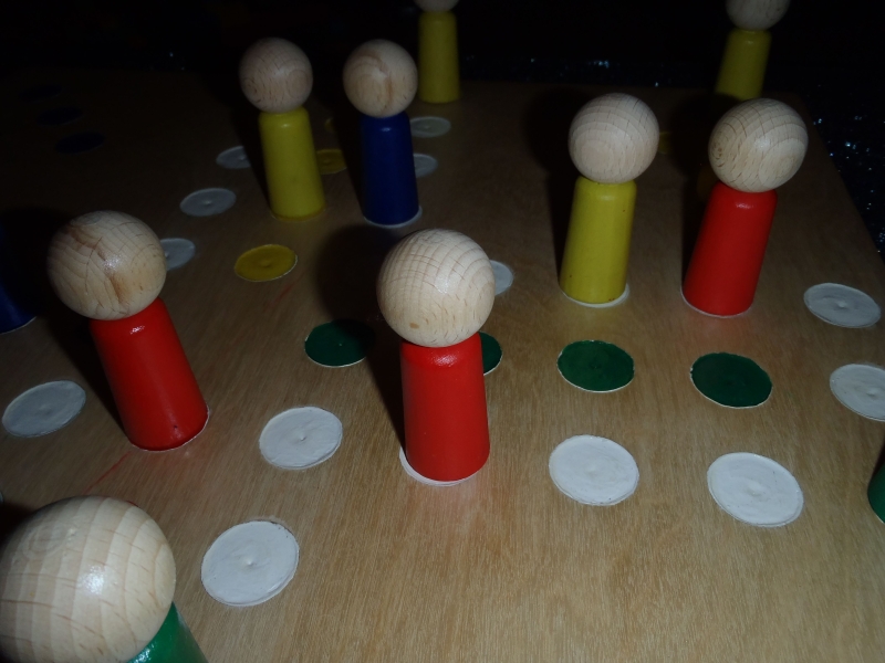 Mensch ärgere dich nicht HOLZ - Bauanleitung zum Selberbauen - 1-2-do