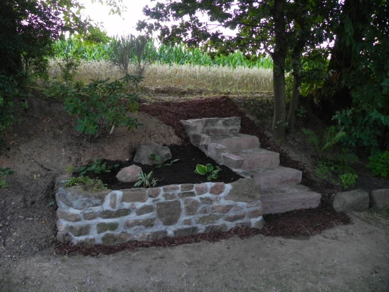 Sandsteinmauer Bauanleitung zum Selberbauen Deine