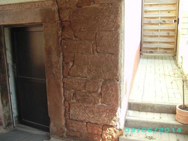 Freilegung Sandstein-Kellermauer - Bauanleitung zum Selberbauen - 1-2