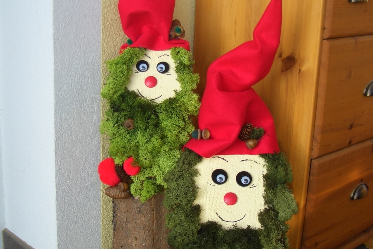 Baumstammdeko - Wichtel - Bauanleitung zum Selberbauen - 1-2-do.com