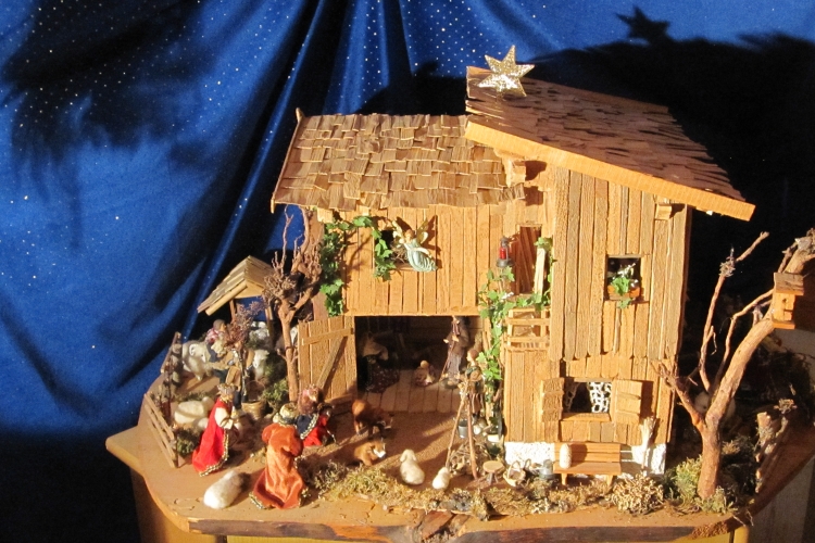 Alpenländische-Weihnachtskrippe - Bauanleitung zum Selberbauen - 1-2-do 