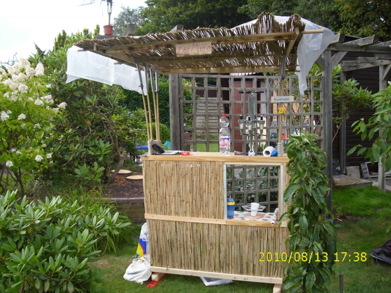 Eine Bar für den Garten Bauanleitung zum Selberbauen