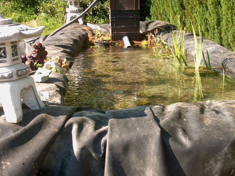 Filterung für Gartenteiche - Bauanleitung zum Selberbauen