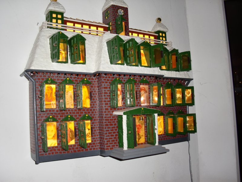 Leuchtender Weihnachskalender Bauanleitung zum Selberbauen 12do