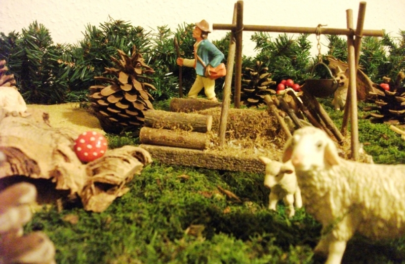 Landschaft für Weihnachtskrippe - Bauanleitung zum Selberbauen - 1-2-do 