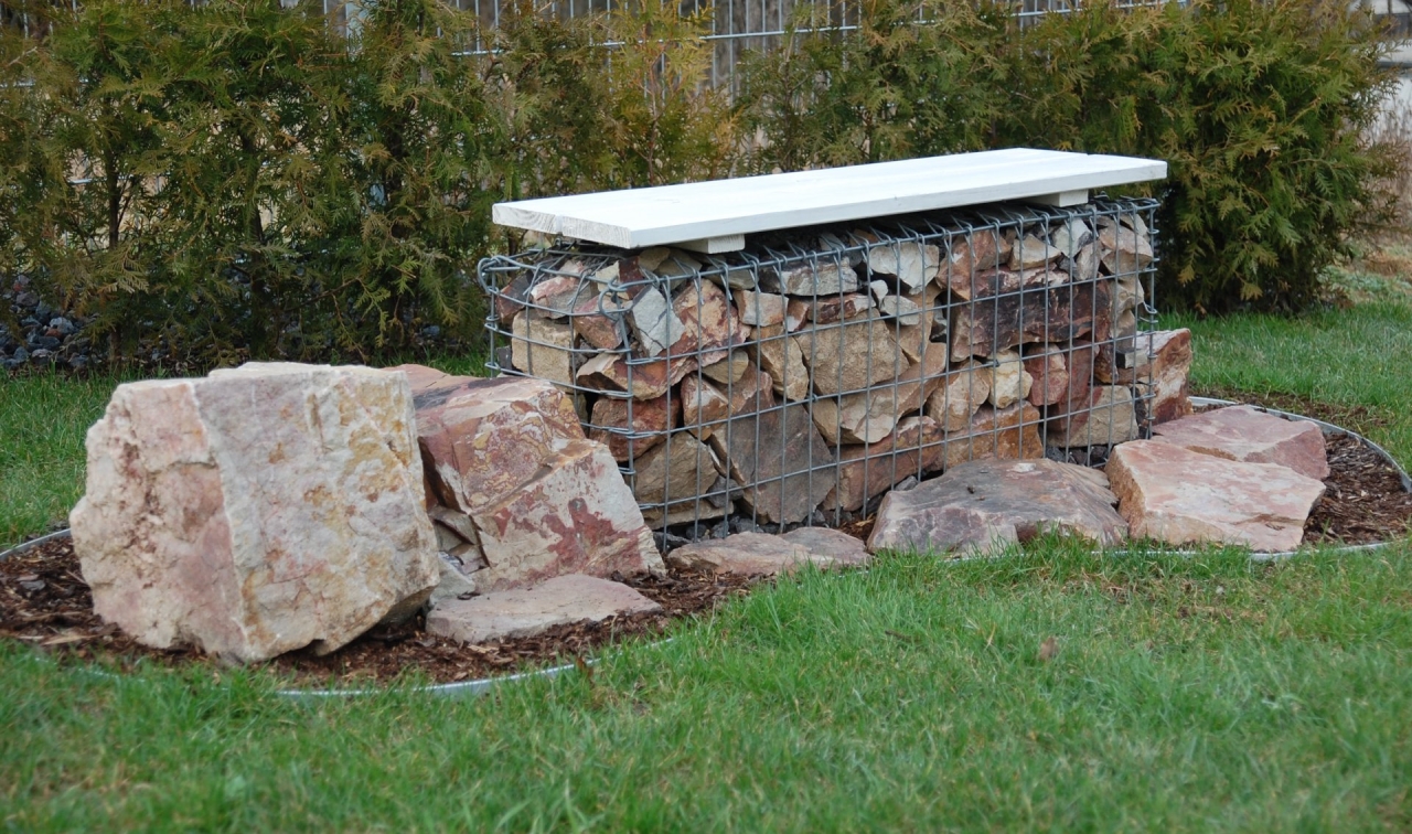 Gabionen Bank Im Garten Bauanleitung Zum Selberbauen 1 2 Do