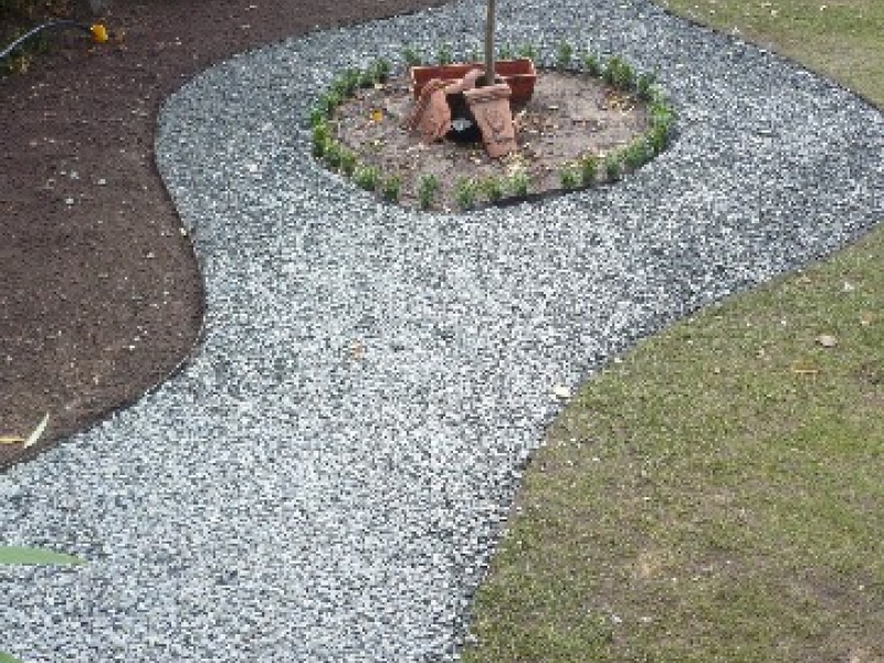 Kiesweg im Garten Bauanleitung zum Selberbauen 12do