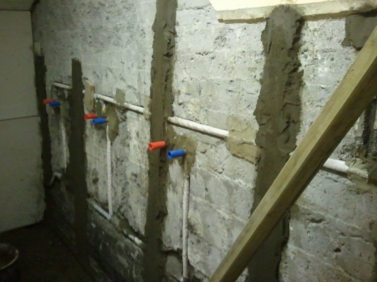 Renovierung Eines Duschraums In Einem Holz Fachwerkhaus