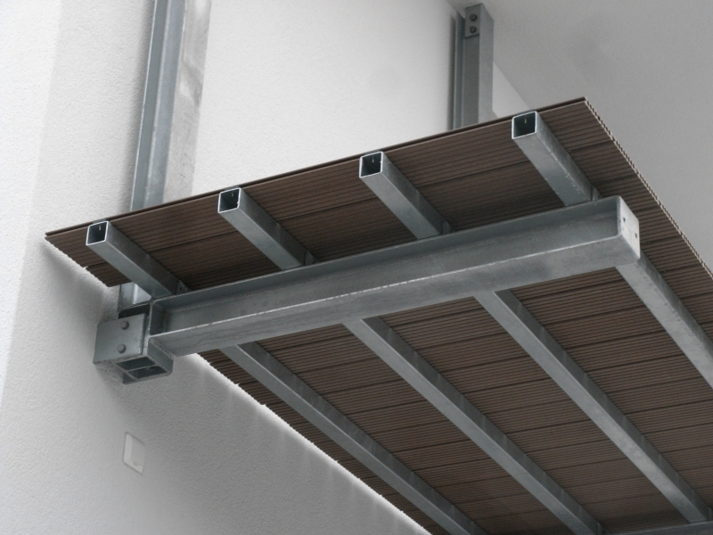 WPC auf Metallbalkon Bauanleitung zum Selberbauen