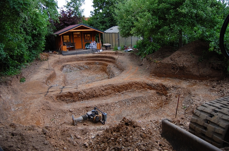 Schwimmteich und Gartenanlage Bauanleitung zum Selberbauen 12do