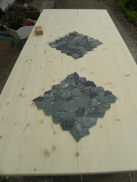 Gartentisch mit Flieseneinlage - Bauanleitung zum Selberbauen - 1-2-do
