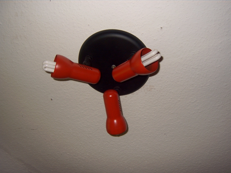 Deckenstrahler "aufpolieren" bzw. lackieren - Bauanleitung zum