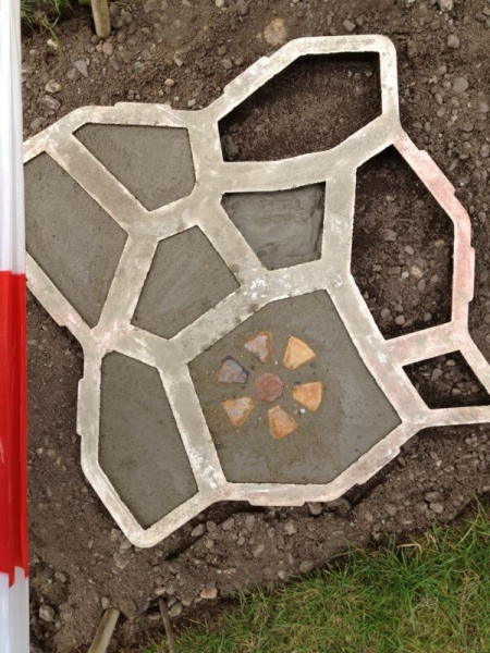 Beton Pflasterform Für Gartenwege - Wiederverwendbare PP Form