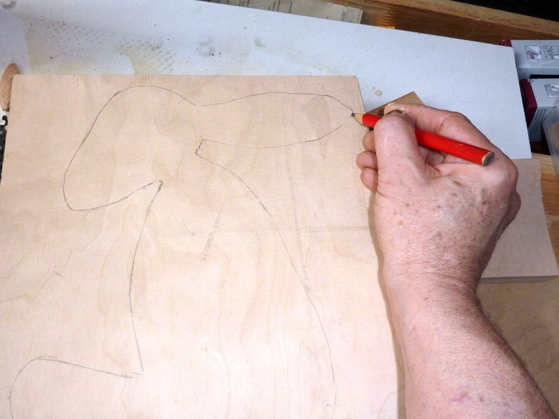 Osterhasenpaar, sitzend Bauanleitung zum Selberbauen 1