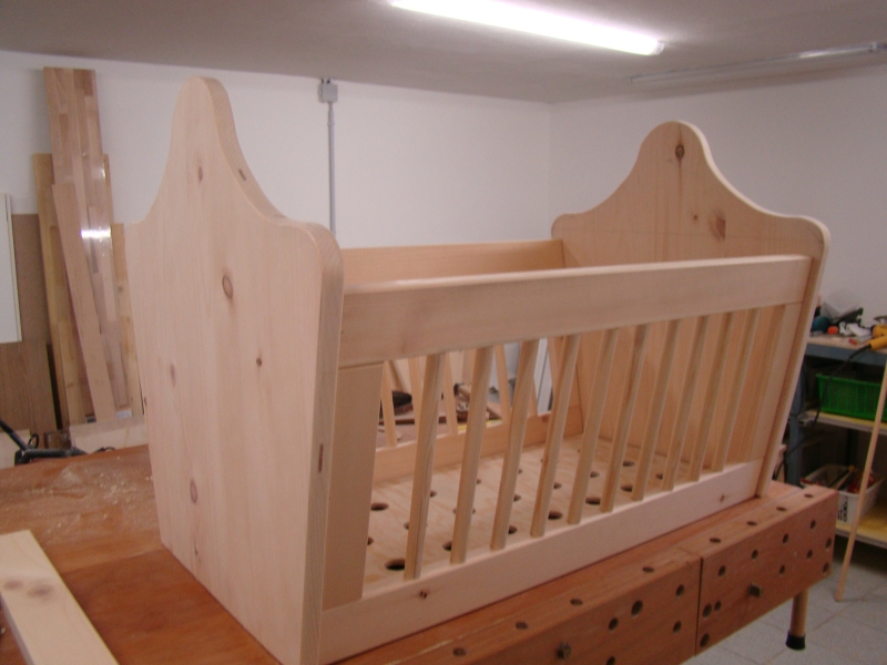 Von der Tischlerware zum Leimholz zur Wiege - Bauanleitung zum Selberbauen - 1-2-do.com - Deine